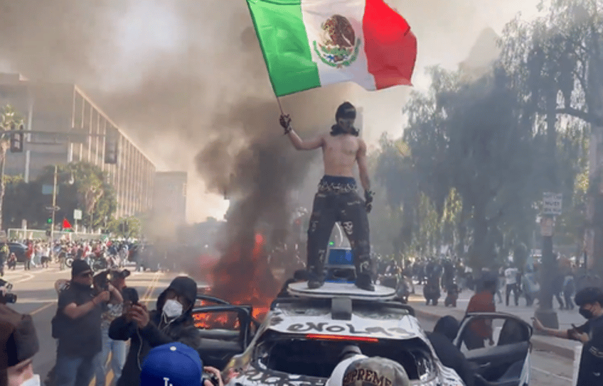 viral footage appears to show waymo vehicles fleeing los angeles after riots 