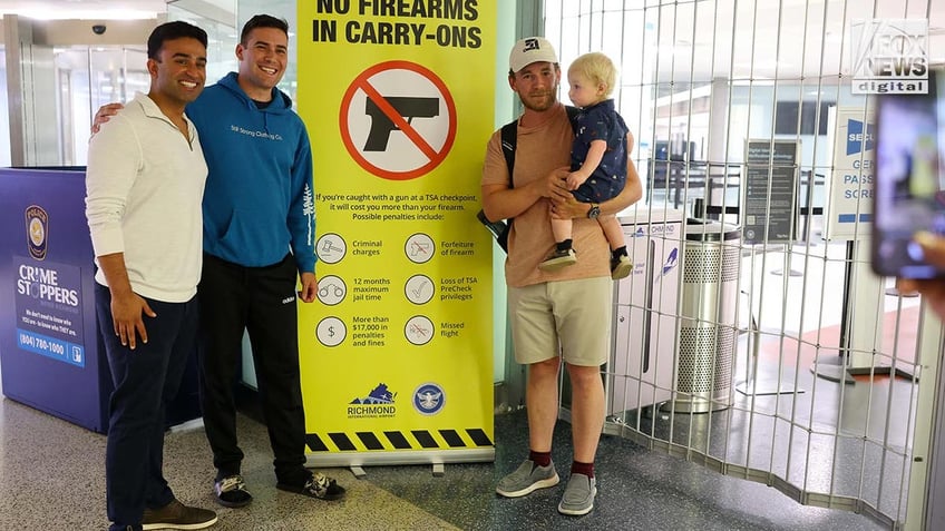 Tyler Wenrich arrives at the airport after being released from Turks and Caicos