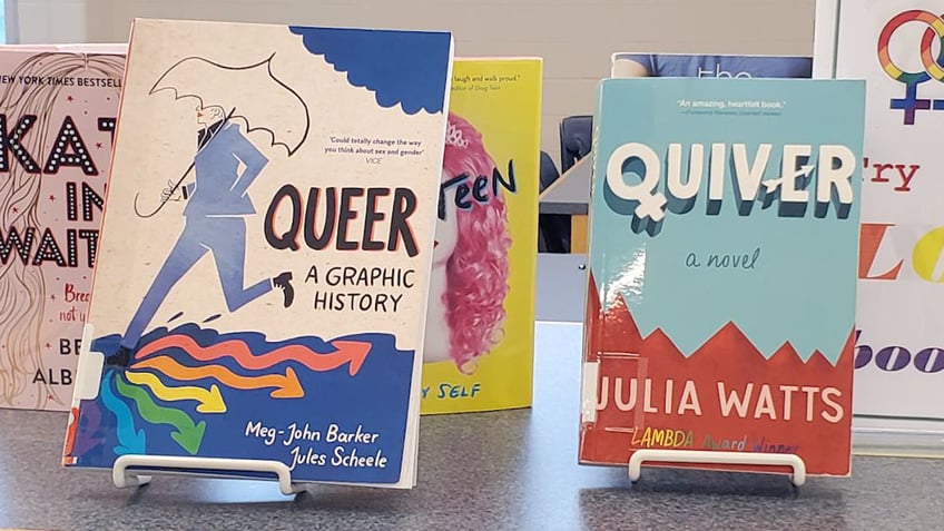 Queer Graphic History book display