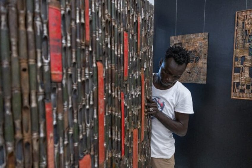 Chad's most influential visual artist, whose real name is Appolinaire Guidimbaye, welcomed