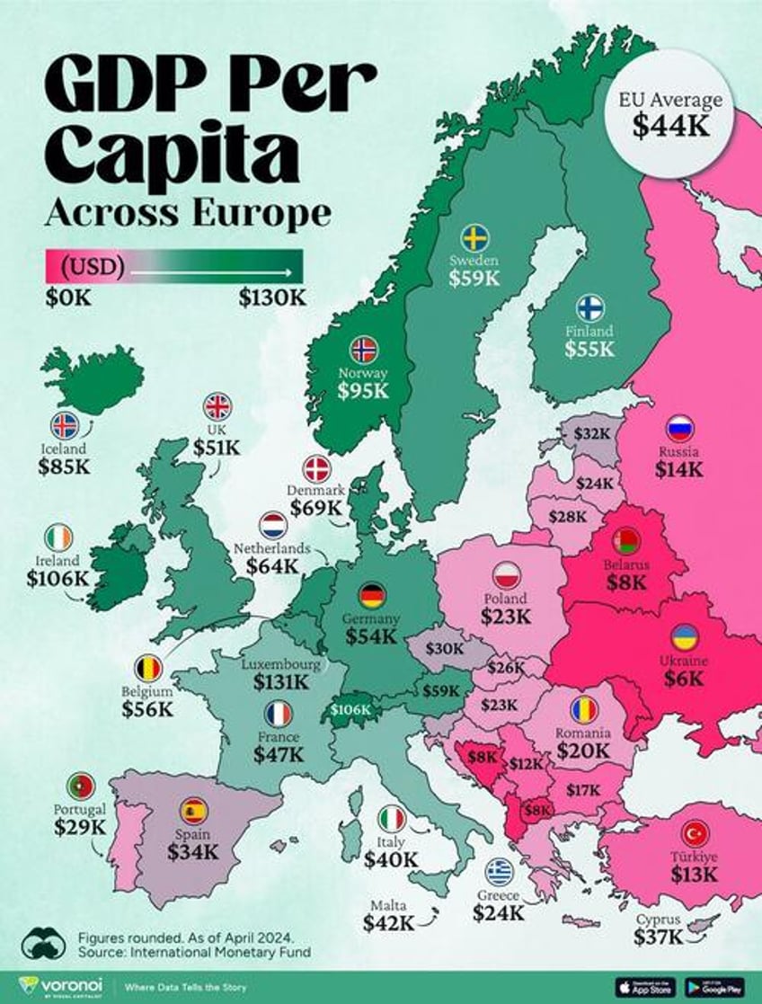visualizing europes gdp per capita by country