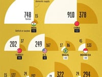 Visualizing Gold Consumption Vs. Domestic Supply