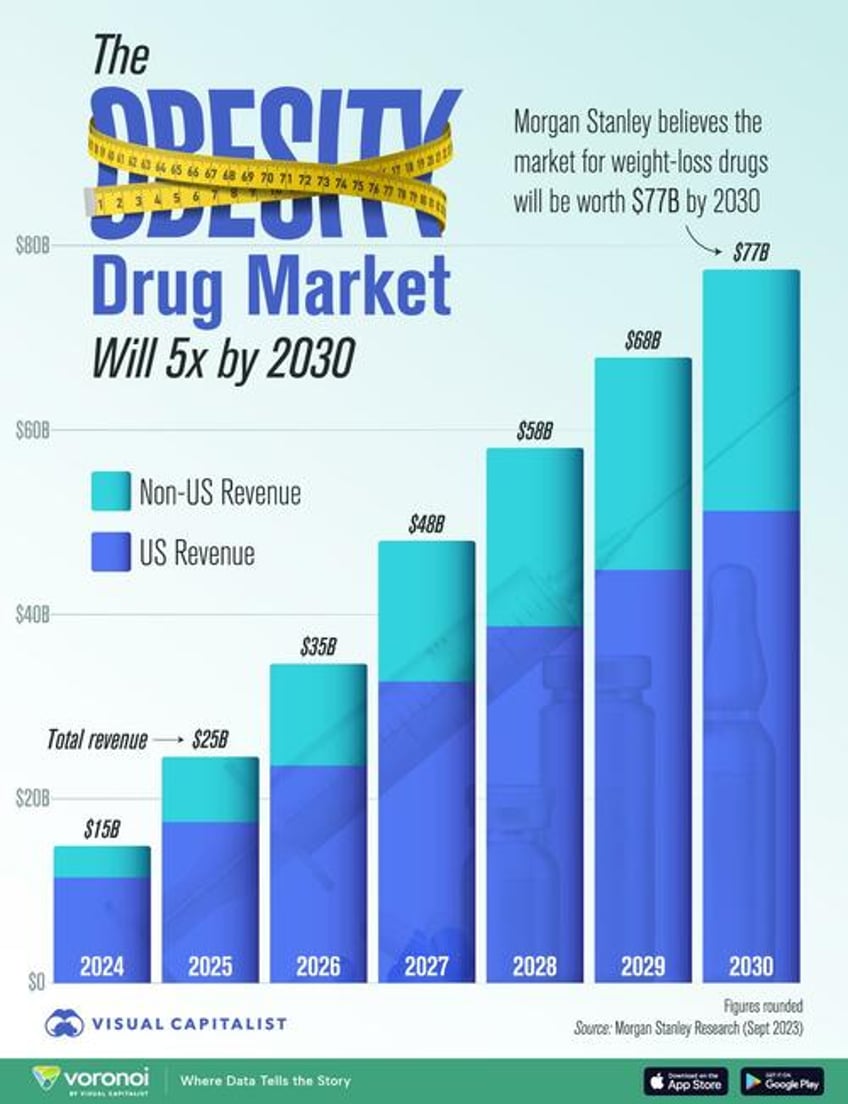 visualizing the growth of the weight loss drug market