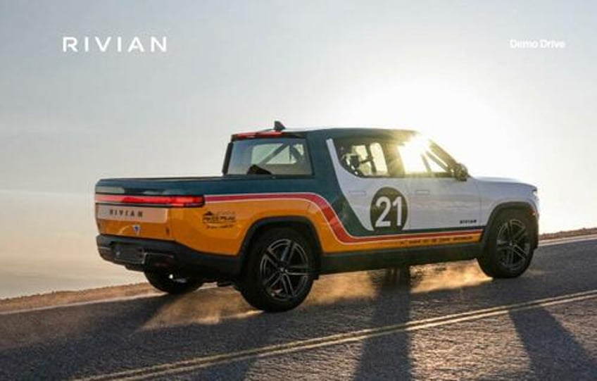 A Rivian Pickup Truck