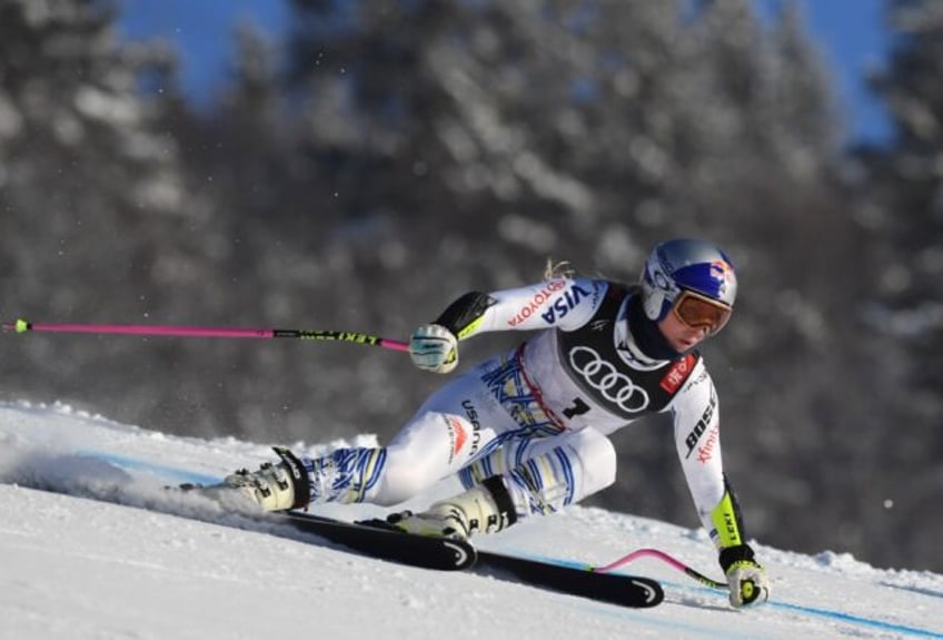 Lindsey Vonn, seen competing in 2019, says she is happy with her return to competition, ca