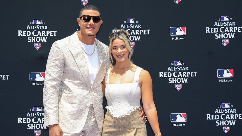 Manny Machado and Yainee Alonso 