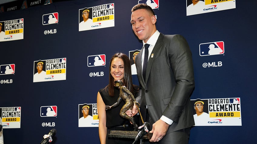 Aaron Judge and Samantha Bracksieck