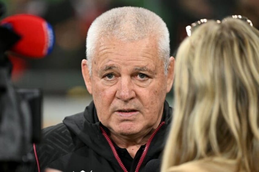 Wales' coach Warren Gatland speaks after the second Test against Australia