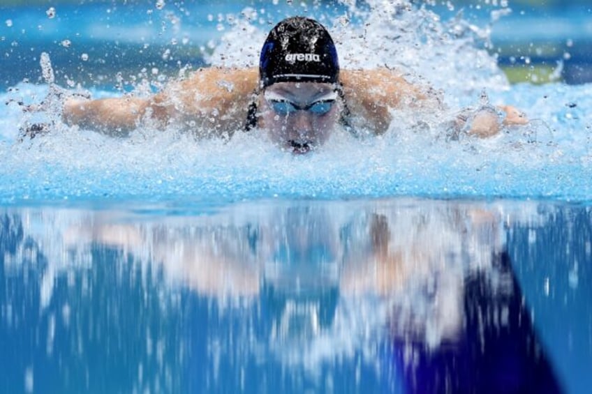 Gretchen Walsh is on her way to the Paris Olympics after victory in the wmen's 100m butter