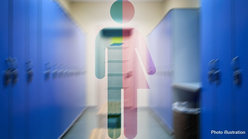 transgender locker room photo illustration