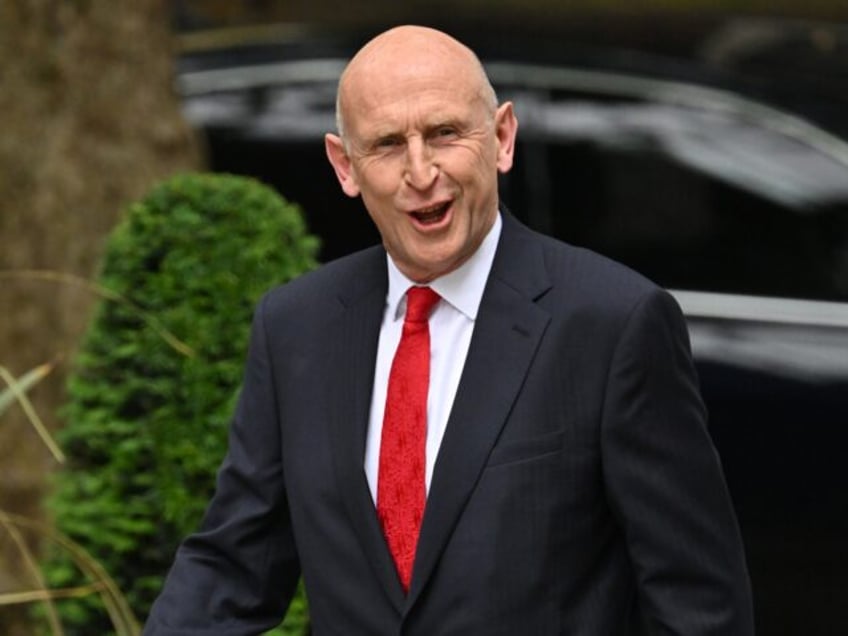 LONDON, ENGLAND - JULY 5: John Healey enters 10 Downing Street following Labour's landslid