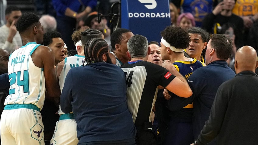 Warriors-Hornets scuffle