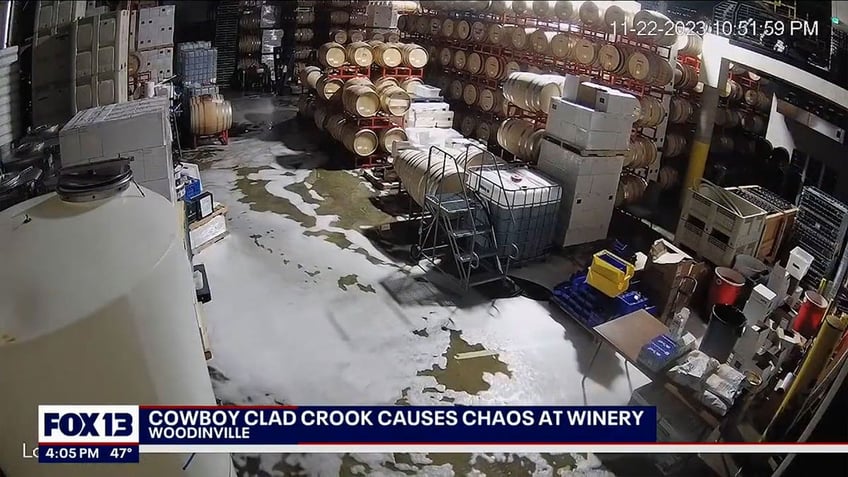 washington cowboy wannabe destroys winery in bizarre standoff caught on camera