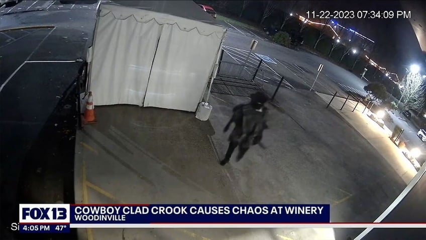 washington cowboy wannabe destroys winery in bizarre standoff caught on camera