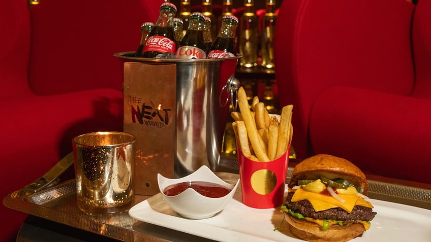 The Next Whiskey Bar, located inside the Watergate Hotel, is offering a Presidential Stack that includes a burger, truffle fries and a bucket of Diet Cokes.