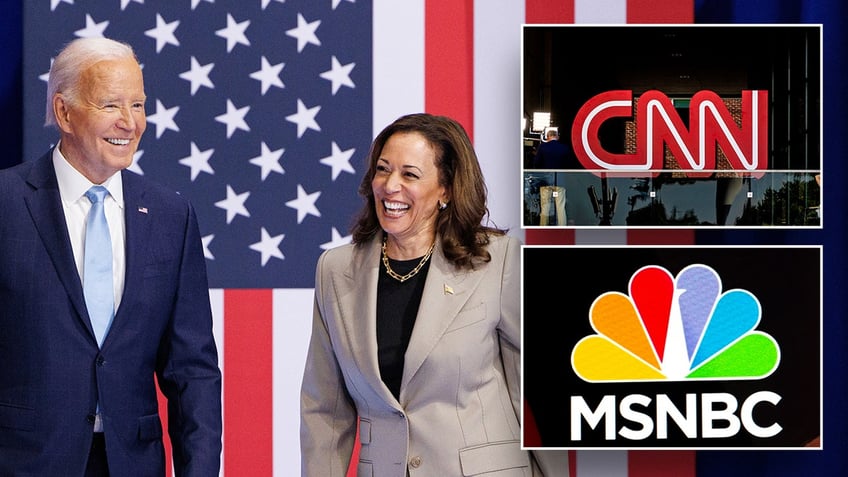 Biden,Harris, CNN, MSNBC