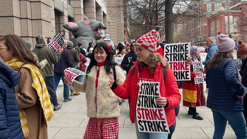 washington post strikers say we deserve better as they walk off job in historic protest