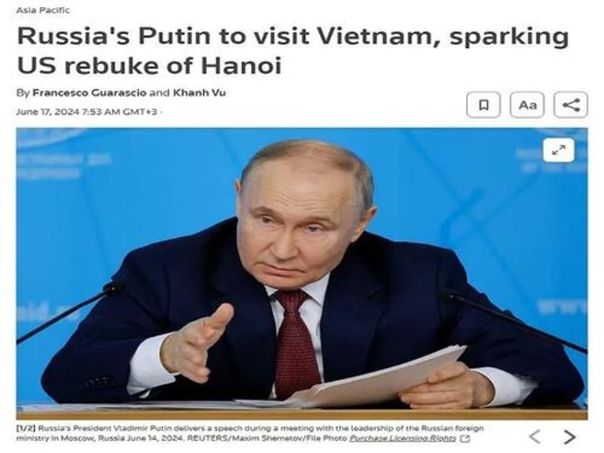 washingtons sharp rebuke of vietnam for hosting putin later this week was ridiculous