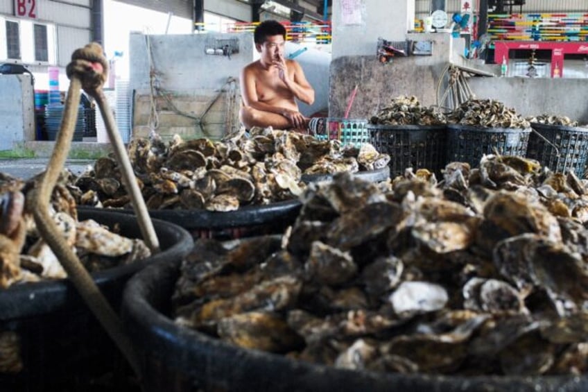 The Gijin Seafood Factory uses around 100 tonnes of oyster shells a year to churn out arou