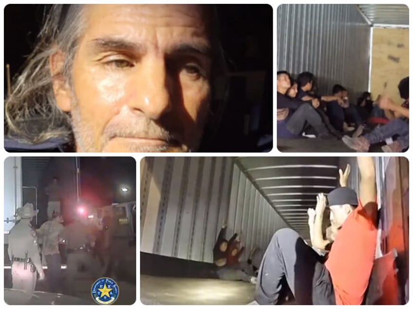 watch 18 migrants found by texas troopers in 18 wheeler near border