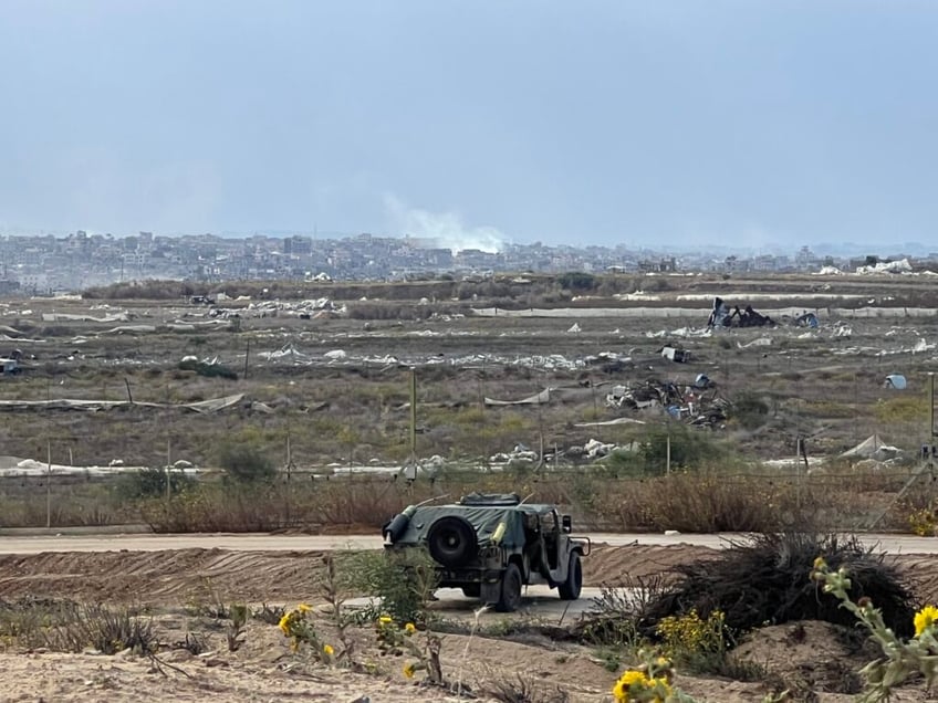 watch a off road view of the ongoing battle in gaza