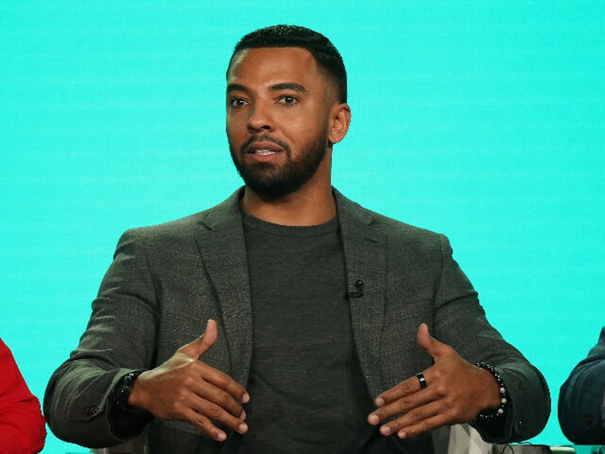 speaks onstage during the Paramount Network portion of the 2018 Winter TCA on January 15, 2018 in Pasadena, California.