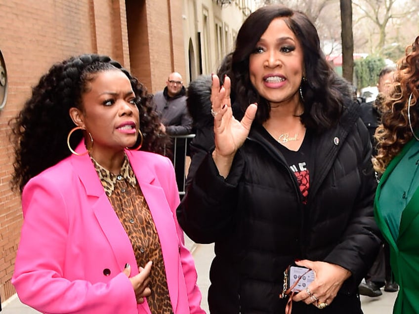 NEW YORK, NEW YORK - MARCH 01:Tisha Campbell, Kym Whitley and Yvette Nicole Brown are seen