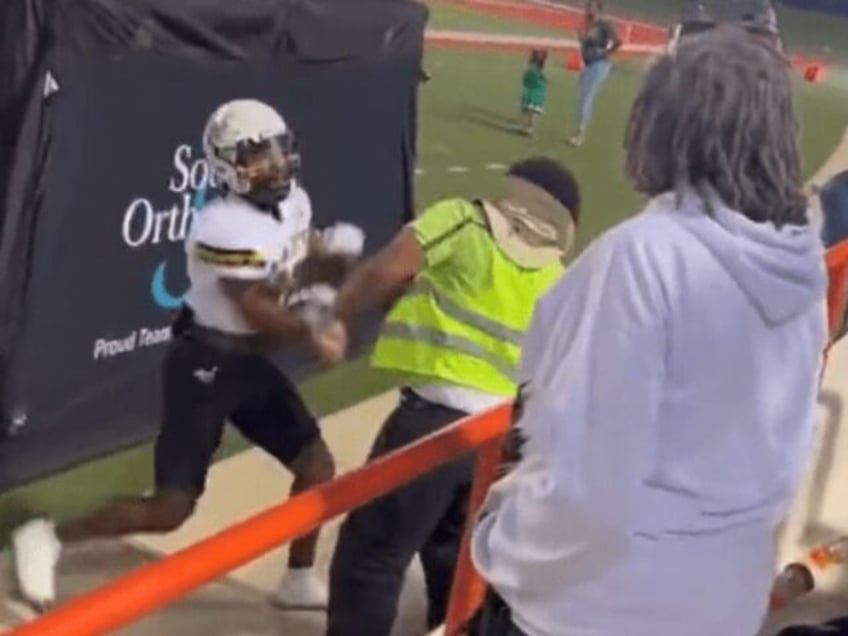 watch alabama state wide receiver arrested for punching security guard