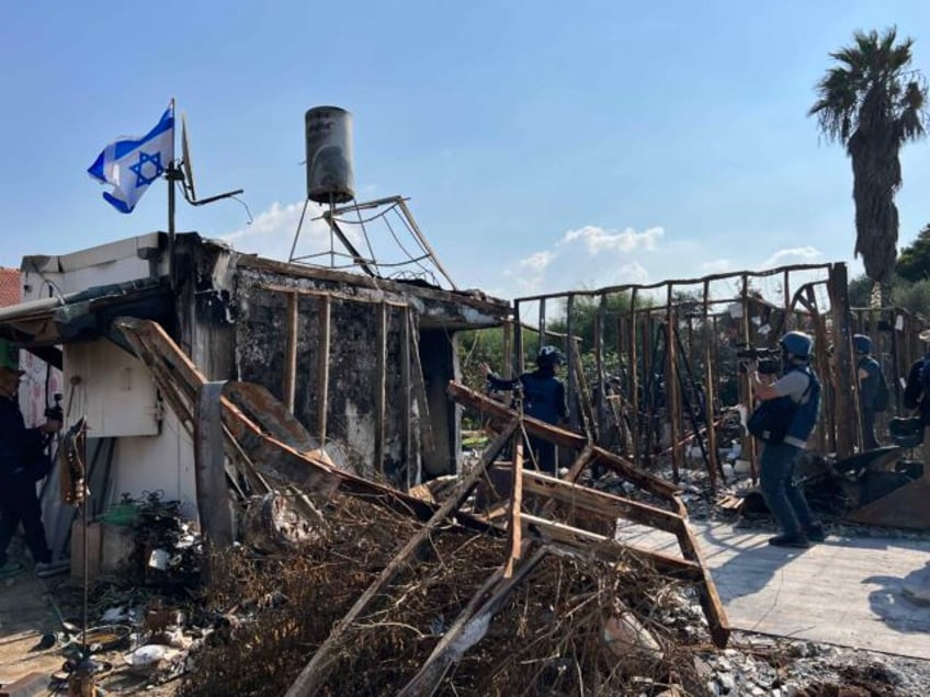 watch breitbart news joins first media visit to netiv haasara town hit by hamas