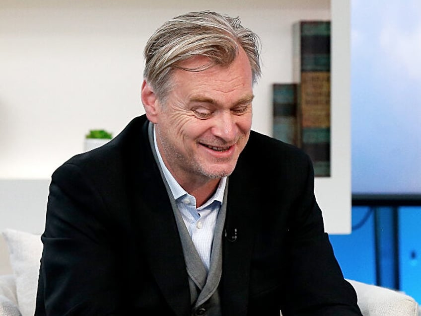 NEW YORK, NEW YORK - JULY 20: Director Christopher Nolan visits "Fox & Friends" at Fox News Channel Studios on July 20, 2023 in New York City. (Photo by Dominik Bindl/Getty Images)