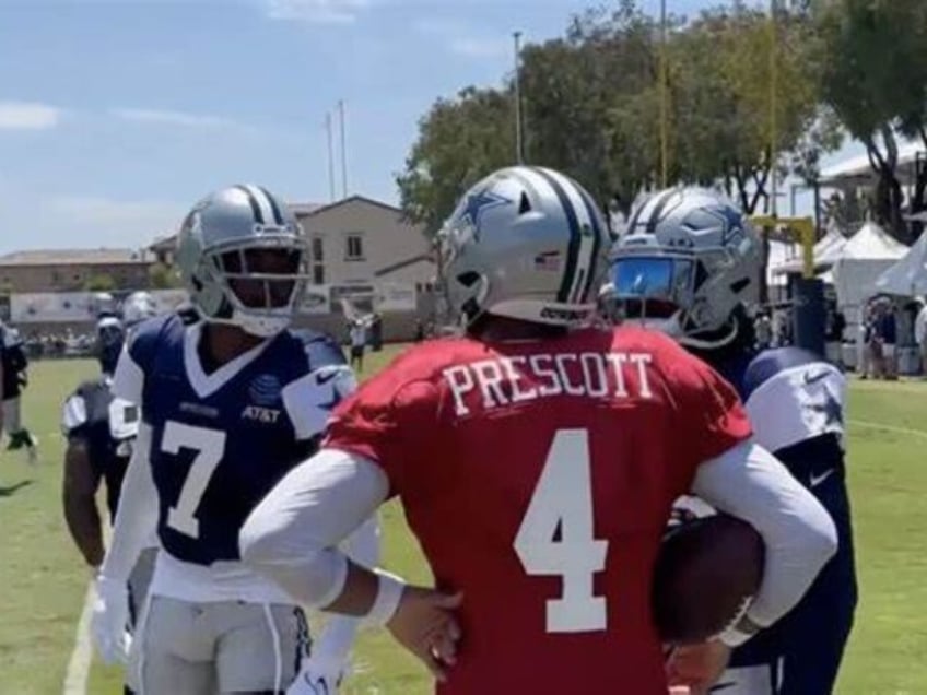 watch cowboys trevon diggs tells dak prescott to shut yo btch a up in heated training camp exchange