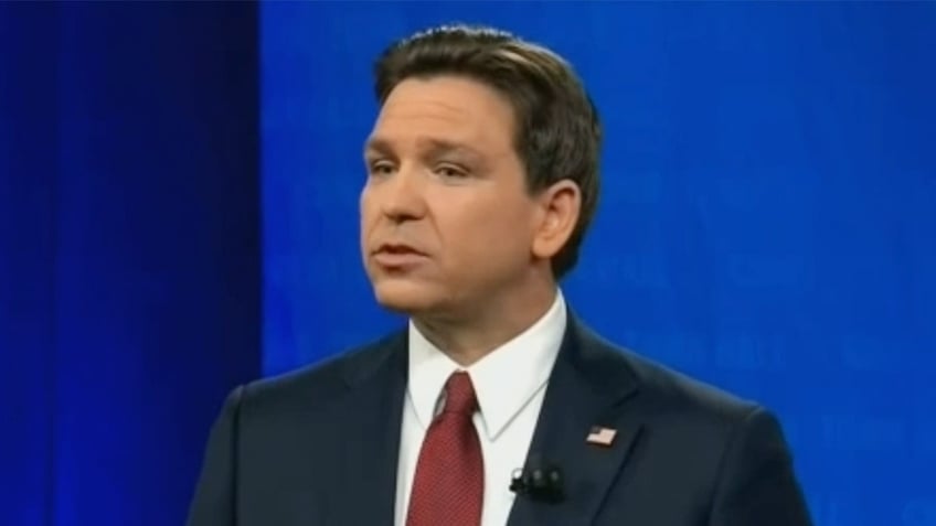 watch desantis top moments on trump biden immigration from iowa town hall leaders got to lead