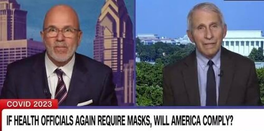 watch fauci squirms as cnn anchor confronts him with data showing masks dont work