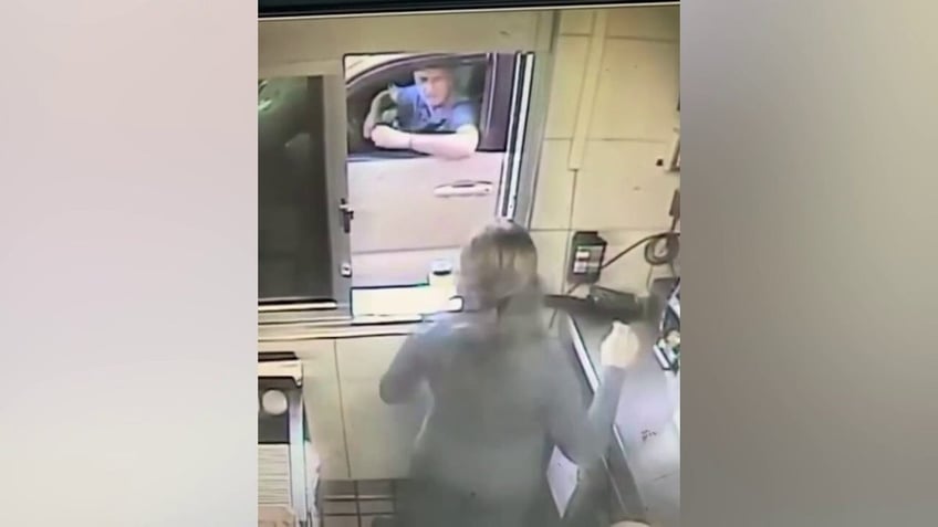 watch florida man slaps piping hot coffee onto fast food employee over cost of drink