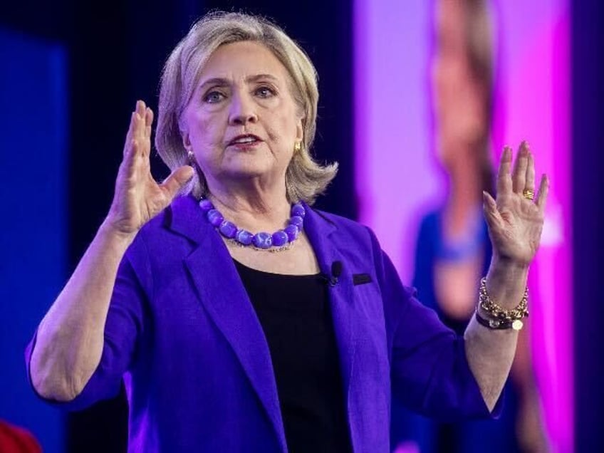 Hillary Clinton, former US secretary of state, speaks during the Clinton Global Initiative