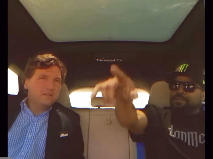 watch ice cube takes tucker carlson on a tour showing him how politicians failed black americans