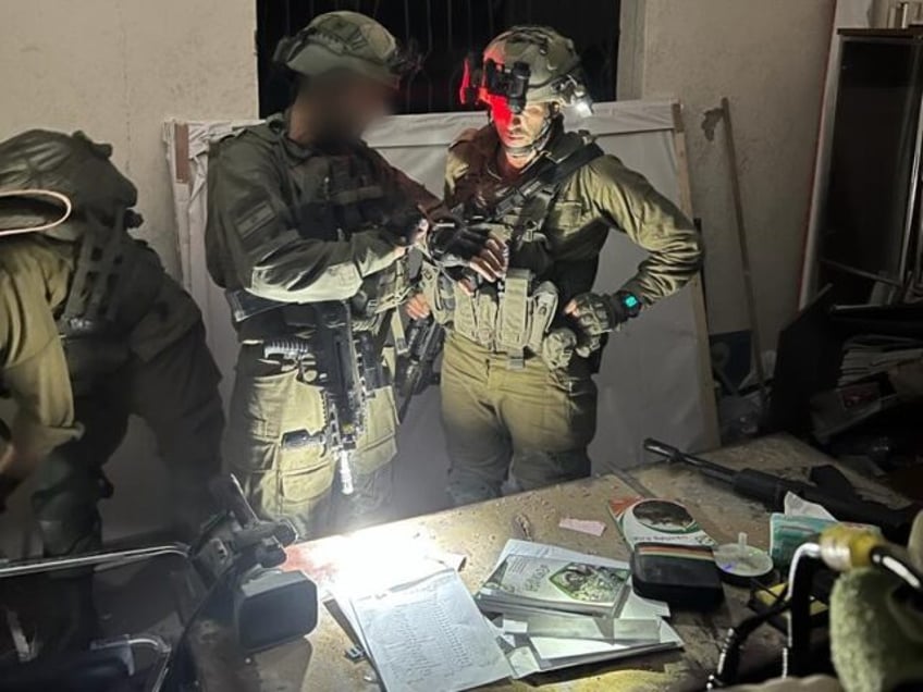 watch idf raids hamas terrorist base in jabaliya refugee camp seizes intel