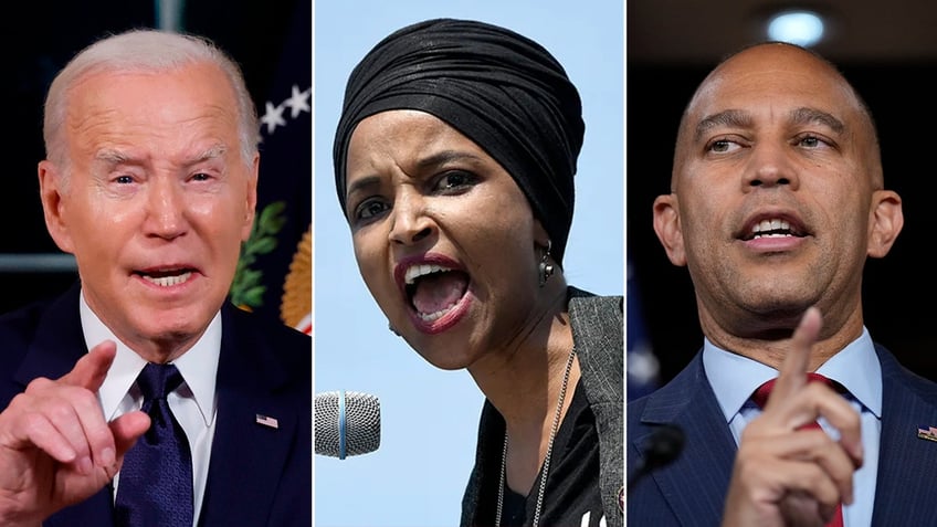 watch ilhan omar breaks down in fit of rage aimed at biden democrat leadership over support for israel