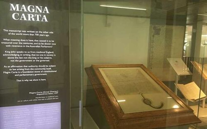 watch just stop oil activists try to destroy case holding original magna carta