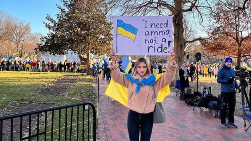 watch left wing college kids demand more war funding even as polls confirm ukraine fatigue