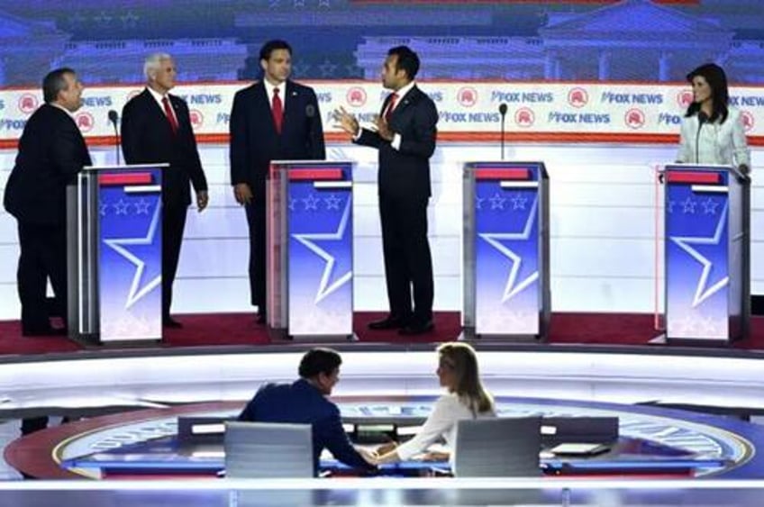 watch live desantis last stand in second gop primary debate ex trump