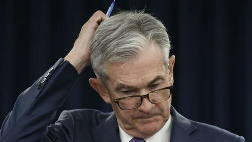 watch live fed chair powell walks high wire between being done being dovish