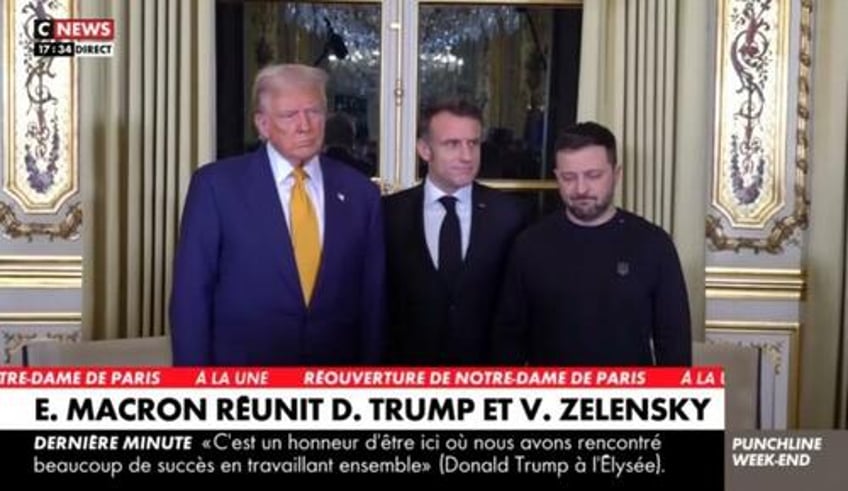 watch live trump meets macron zelenskyy at notre dame reopening