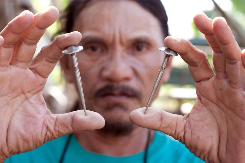 watch man crucified for 36th time in philippines good friday tradition