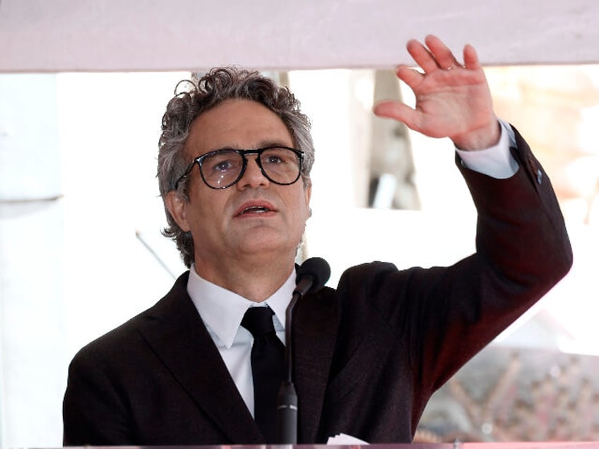 HOLLYWOOD, CALIFORNIA - FEBRUARY 08: Mark Ruffalo speaks onstage as he is honored with a s