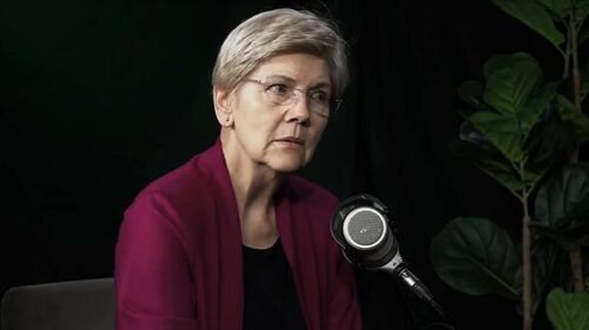 watch mega cringe moment as lefty podcaster calls out pocahontas warren