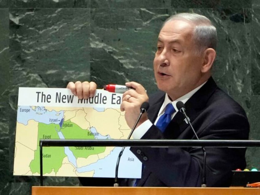 watch netanyahu touts new middle east hopes for saudi peace at un