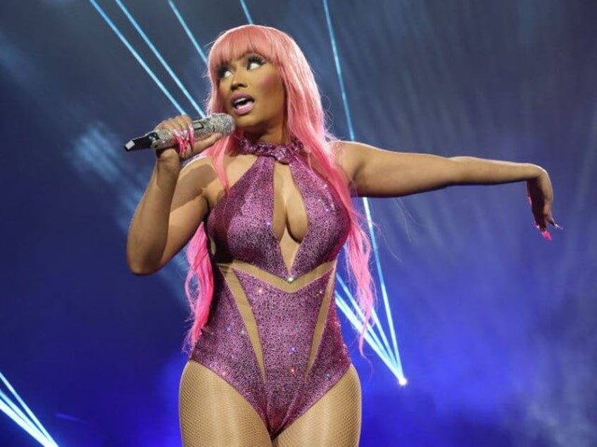 (Exclusive Coverage) Nicki Minaj performs onstage during her Pink Friday 2 World Tour at M