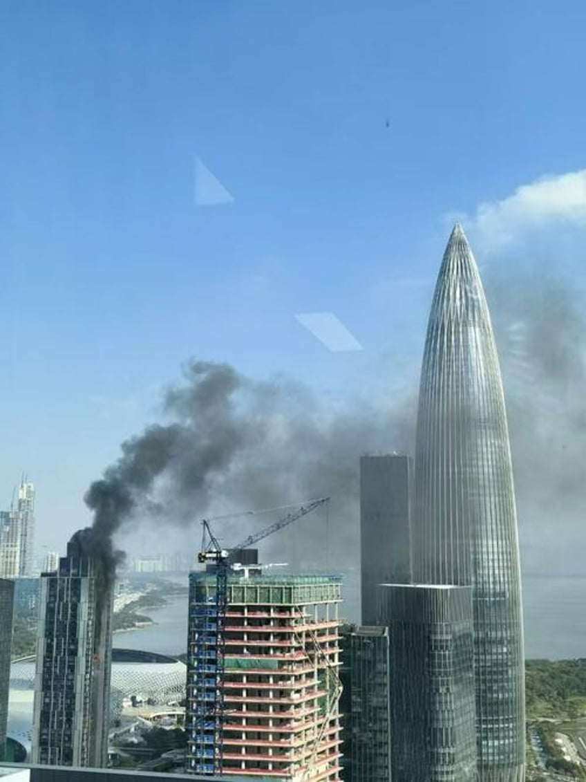 watch powerful blast rocks luxury residential tower in shenzhen