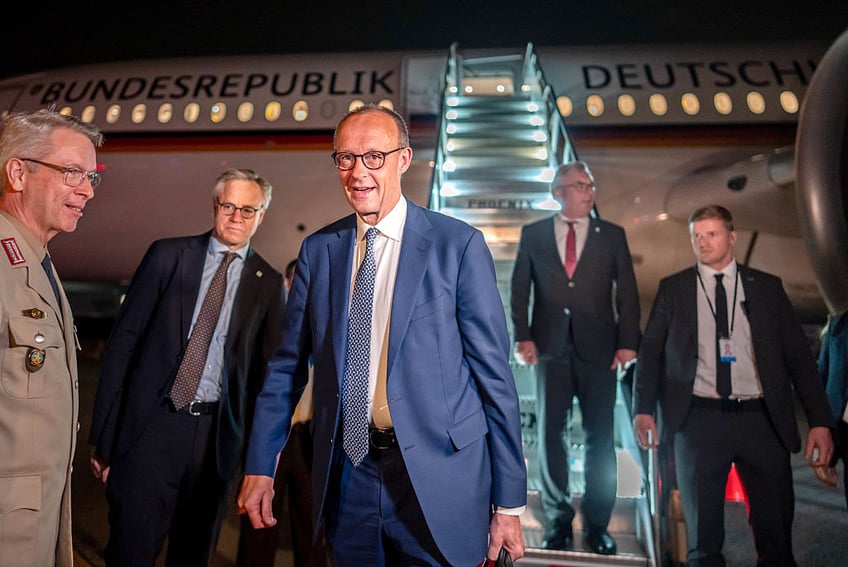 watch president trump welcomes germanys new leader friedrich merz to oval office